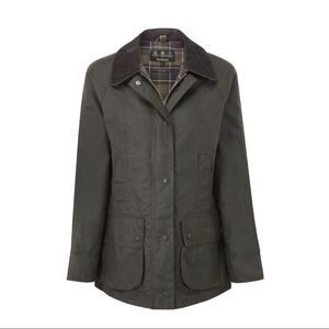 BARBOUR WOMEN'S CLASSIC BEADNELL WAX JACKET OLIVE